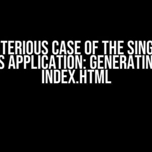 The Mysterious Case of the Single-Page Nuxt.js Application: Generating Only Index.html